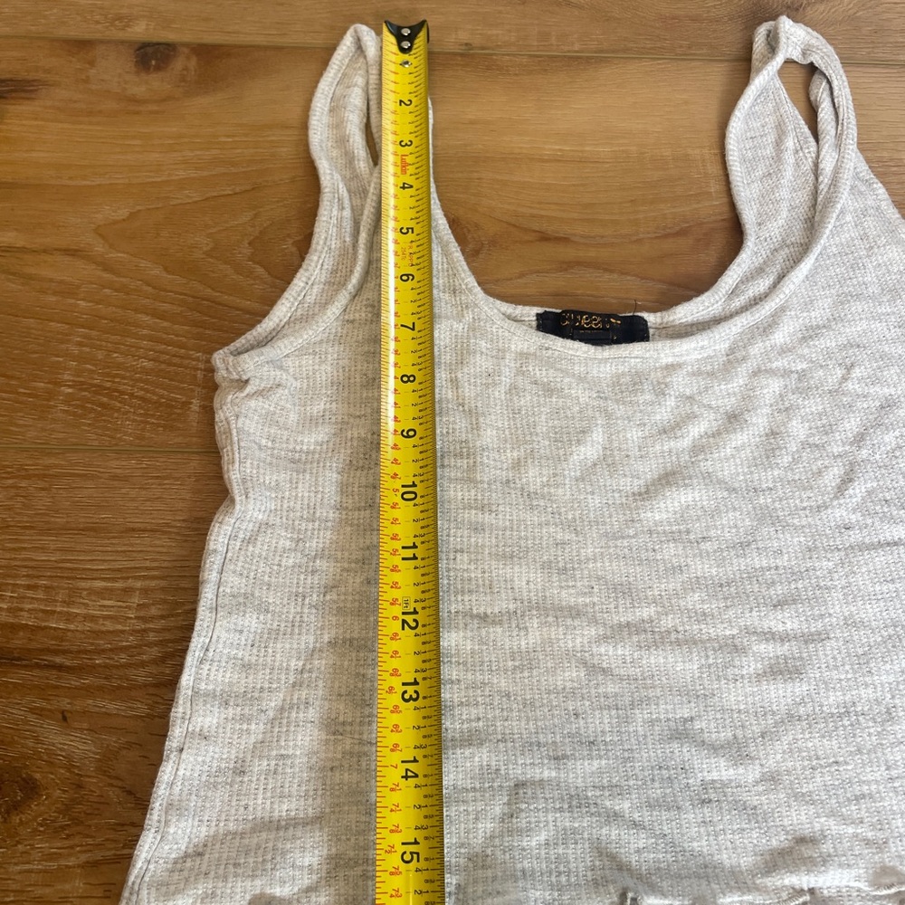 2 Pack- Vibrant Yellow and Grey Crop Tops - Picture 3 of 5